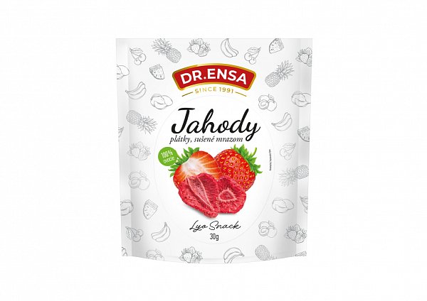 Jahody lyofilizované 30g Dr.ENSA