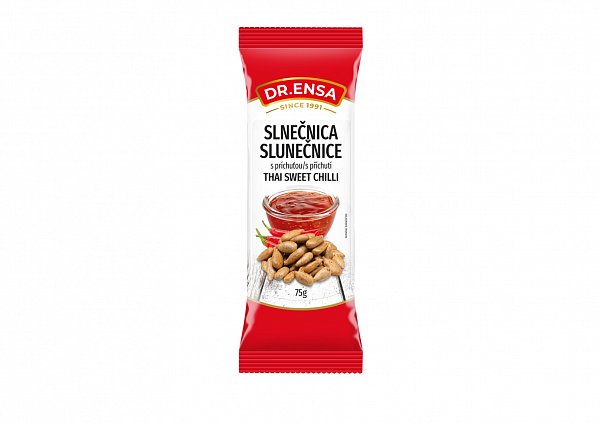 Slnečnica lúpaná s príchuťou Sweet Thai Chilli 75g Dr.ENSA