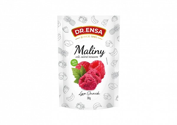 Maliny lyofilizované 30g Dr.ENSA