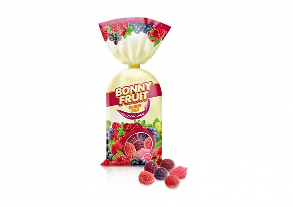 Cukríky Bonny Fruit Berry mix 200g