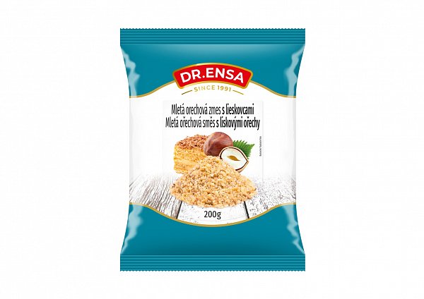 Mletá zmes s lieskovými jadrami 200g Dr.ENSA