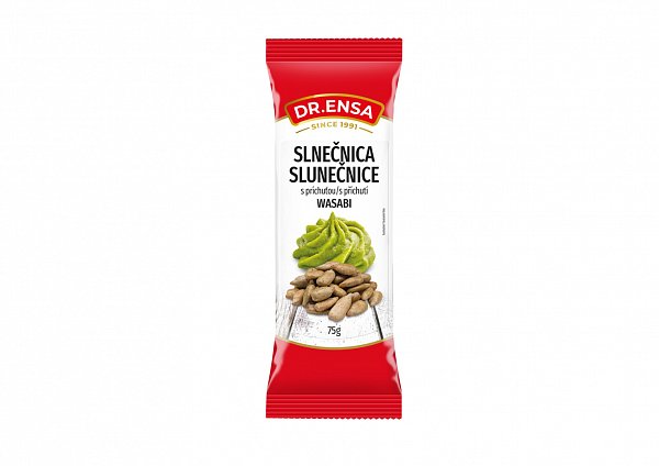 Slnečnica pražená s príchuťou Wasabi 75g  Dr.ENSA